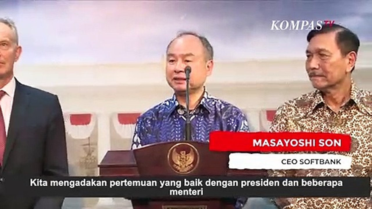 Jokowi Temui Masayoshi Son dan Tony Blair Bahas Ibu Kota Baru