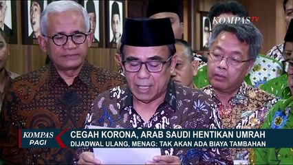 MENAG: Keberangkatan Jemaah Dijadwal Ulang dan Tidak Ada Biaya Tambahan