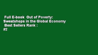 Full E-book  Out of Poverty: Sweatshops in the Global Economy  Best Sellers Rank : #2