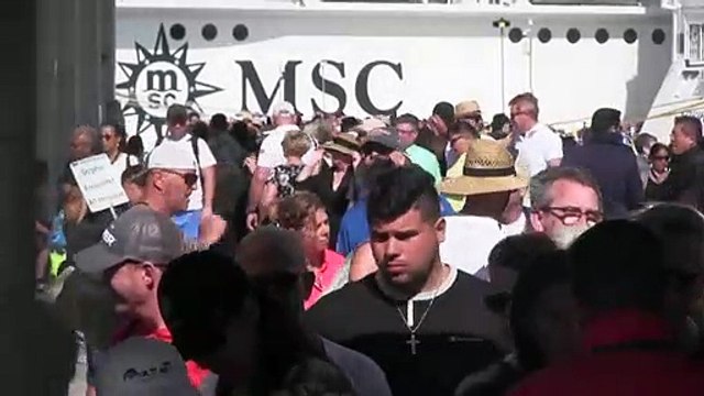 Desembarca en México crucero rechazado en otros países por temor a coronavirus