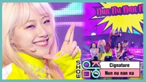 [HOT] Cignature -Nun nu nan na ,시그니처 - 눈누난나  Show Music core 20200229