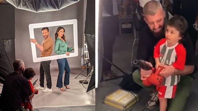 Viral Video : Kareena Kapoor & Saif Ali Khan के Photo Shoot पर Taimur की मस्ती हुई VIRAL | Boldsky