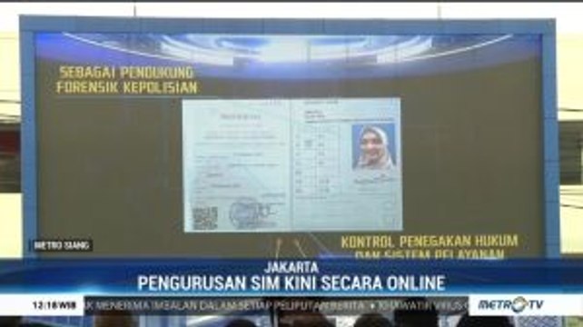 Korlantas Polri Luncurkan Layanan SIM Online Internasional