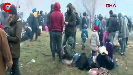 Yunanistan'dan göçmenlere gazlı müdahale