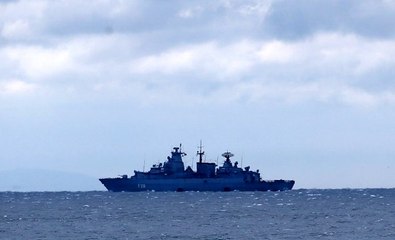 NATO'ya bağlı Alman savaş gemisi boğaz sularında
