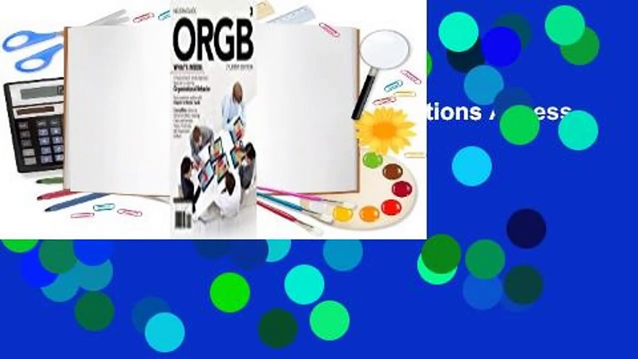 [Read] ORGB 3 [with Career Transitions Access Code]  For Online