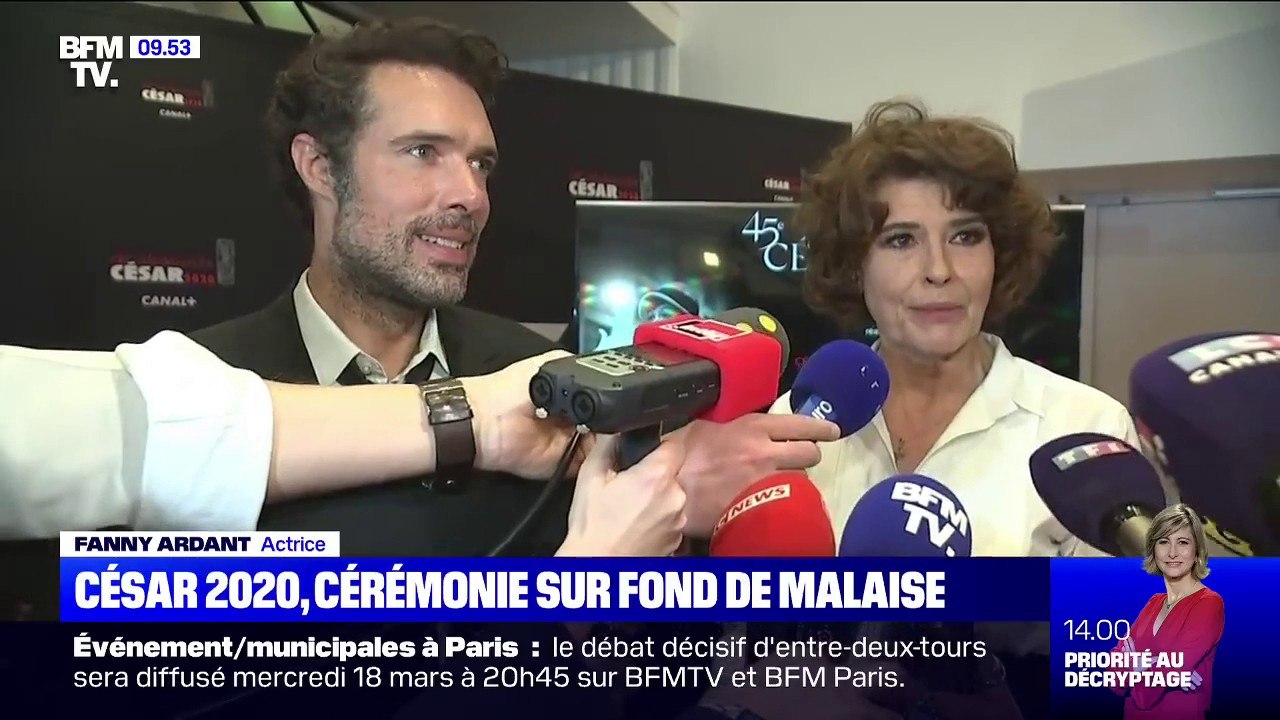 "Quand j'aime quelqu'un, je l'aime passionnément." Aux César, Fanny Ardant défend Roman Polanski