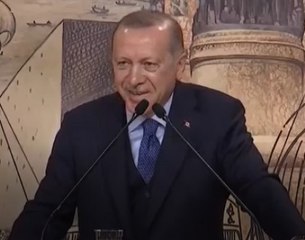 Erdoğan gülümseyerek anlattı