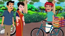 Greedy Saree Seller Story -Malayalam Fairy Tales - Moral Story For Kids -