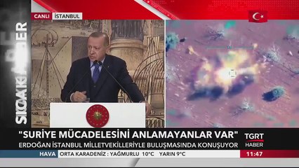 Cumhurbaşkanı Erdoğan: "Şu Ana Kadar 2 Bin 100'ün Üzerinde Rejim Unsuru Öldürüldü"