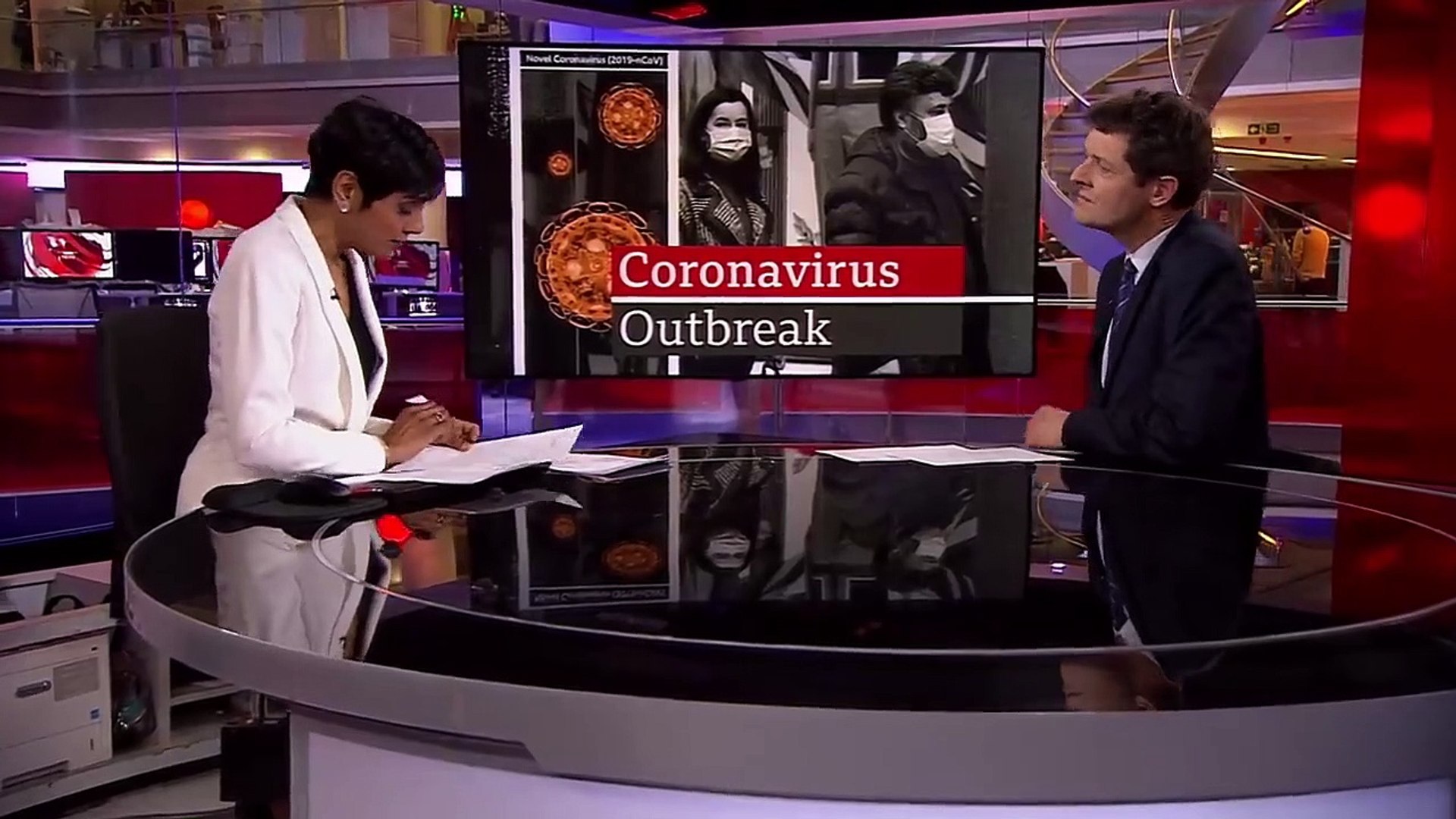 ⁣Coronavirus - First British death - BBC News