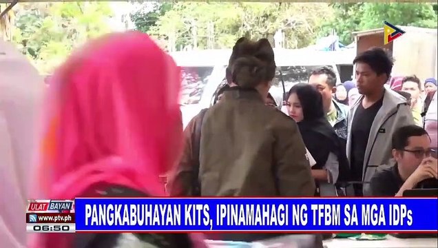 Pangkabuhayan kits, ipinamahagi ng TBFM sa mga IDPs