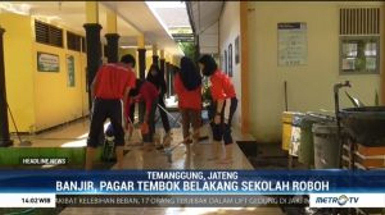 Pascabanjir, Siswa dan Guru SMAN 2 Temanggung Gelar Kerja Bakti