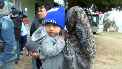 Çanakkale deniz yoluyla sınırı geçmek isteyen göçmenler ayvacık'ta bekliyor