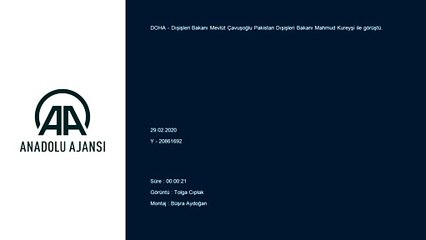 Çavuşoğlu, Pakistan Dışişleri Bakanı Mahmud Kureyşi ile görüştü - DOHA