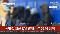 하루새 813명 추가…40일만에 확진자 3천명 넘어