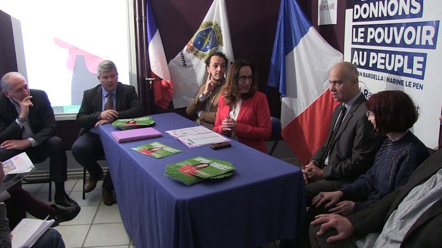 Municipales à Saint-Etienne: Sophie Robert, présente la liste du Rassemblement National