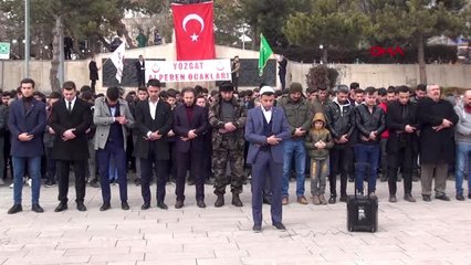 Yozgat'ta şehitler için gıyabi cenaze namazı