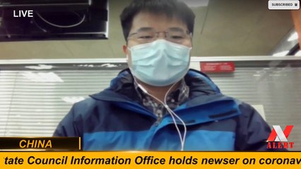 Wuhan's State Council Information Office holds newser on coronavirus -- CHINA