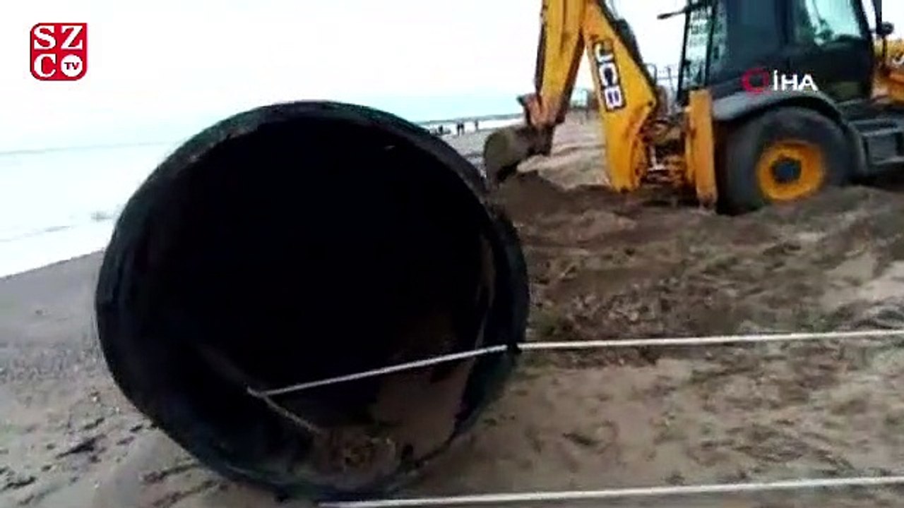 Görenler şaştı kaldı: Kıyıya vurdu, tam 200 metre!
