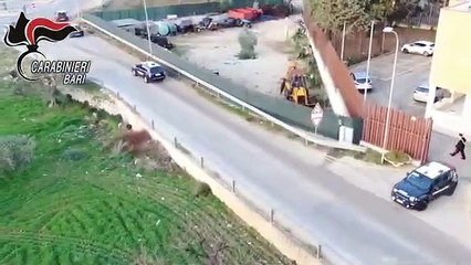 Bari - Operazione dei carabinieri a Toritto (29.02.20)