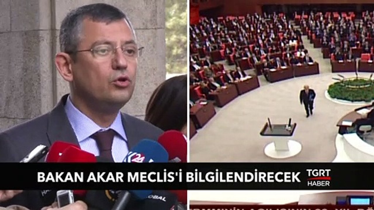 Bakan Akar Meclis'i Bilgilendirecek