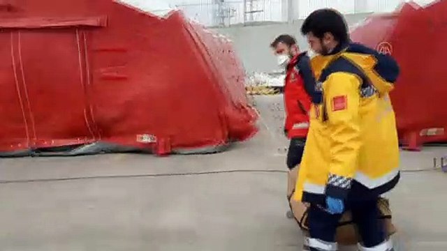 Çıldır-Aktaş ve Türkgözü Sınır Kapılarında da sahra hastaneleri kuruldu - ARDAHAN