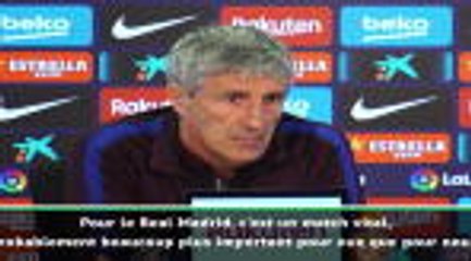 Clásico - Setién : "Beaucoup plus important pour le Real que pour nous"