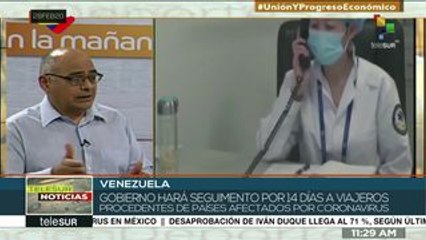 Gob. de Venezuela informa de medidas para combatir COVID-19