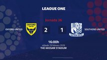 Resumen partido entre Oxford United y Southend United Jornada 36 League One