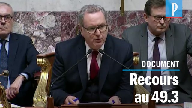 Retraites : Richard Ferrand détaille les conditions du recours au 49.3