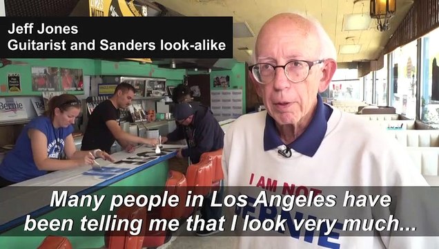I'm not Bernie : a Bernie Sanders look-alike enjoys his claim to fame
