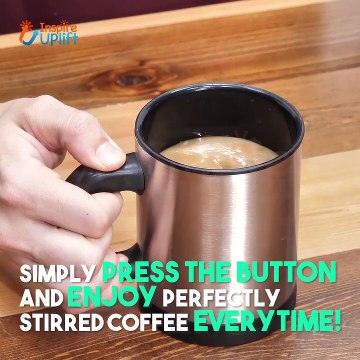 Self-Stirring Coffee Mug