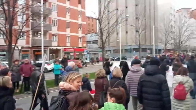 Manifestación en Pamplona por el derecho a estudiar en euskera