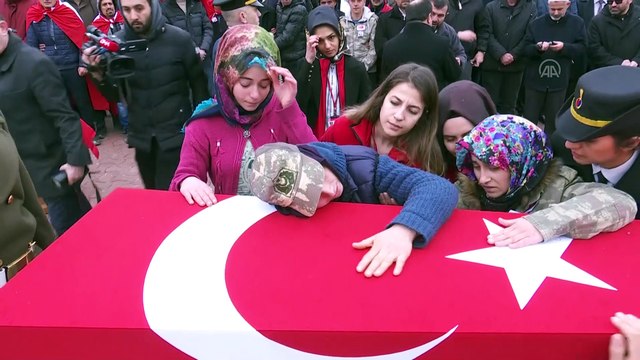 İdlib şehidi Piyade Teğmen Bayram Olgun, son yolculuğuna uğurlandı - KONYA