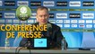 Conférence de presse AJ Auxerre - Chamois Niortais (3-1) : Jean-Marc FURLAN (AJA) - Franck PASSI (CNFC) - 2019/2020