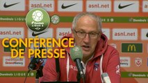 Conférence de presse AS Nancy Lorraine - Clermont Foot (1-2) : Jean-Louis GARCIA (ASNL) - Pascal GASTIEN (CF63) - 2019/2020