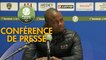 Conférence de presse FC Sochaux-Montbéliard - Rodez Aveyron Football (1-1) : Omar DAF (FCSM) - Laurent PEYRELADE (RAF) - 2019/2020