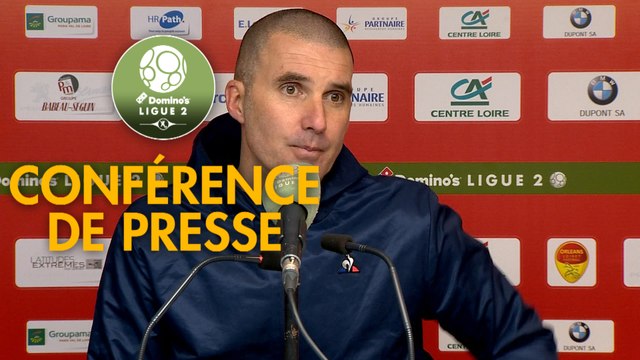 Conférence de presse US Orléans - ESTAC Troyes (0-2) : Didier OLLE-NICOLLE (USO) - Laurent BATLLES (ESTAC) - 2019/2020