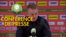 Conférence de presse Valenciennes FC - AC Ajaccio (0-0) : Olivier GUEGAN (VAFC) - Olivier PANTALONI (ACA) - 2019/2020