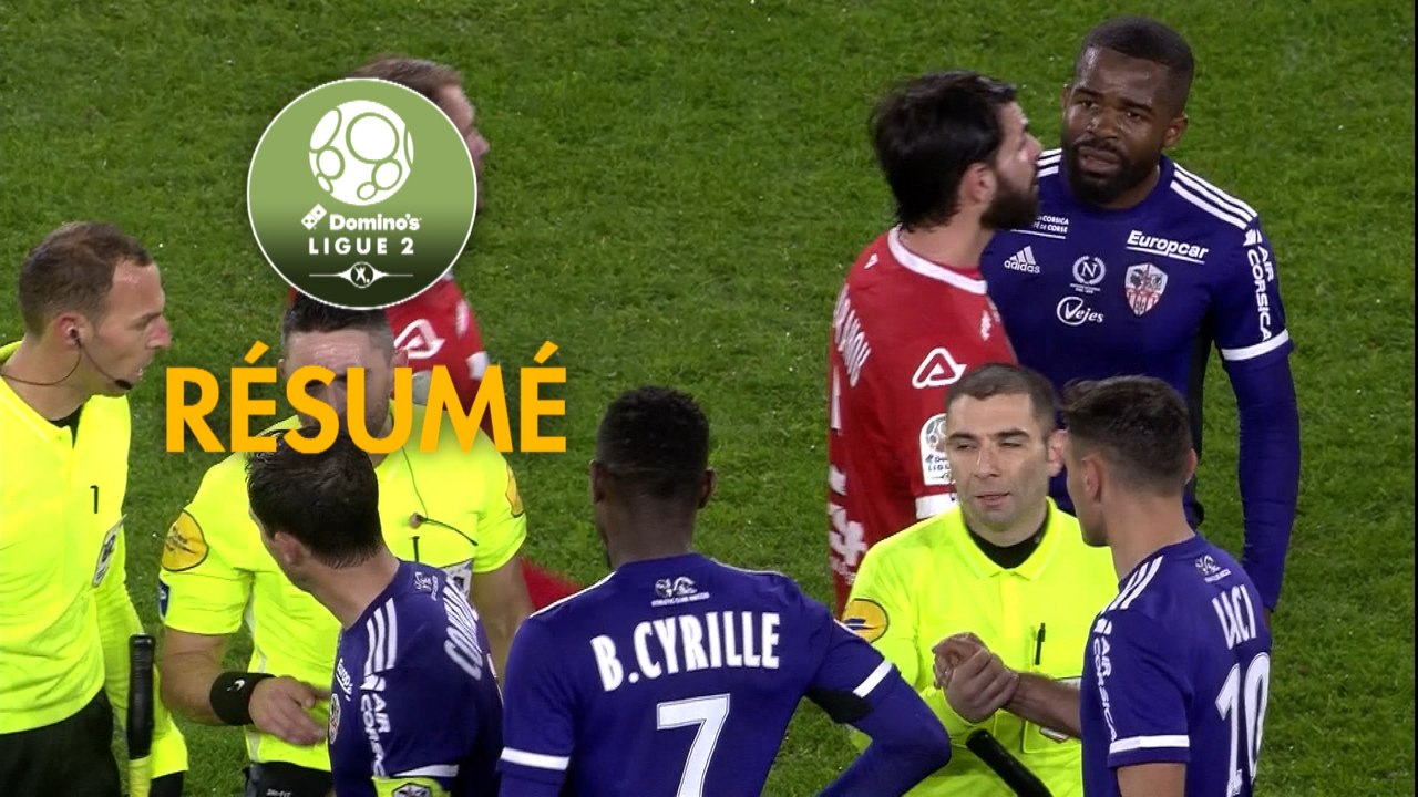 Valenciennes FC - AC Ajaccio (0-0)  - Résumé - (VAFC-ACA) / 2019-20