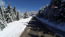 Yüksek Kesimlerdeki Kar Yağışı Sonrası Eşsiz Manzaralar Oluştu