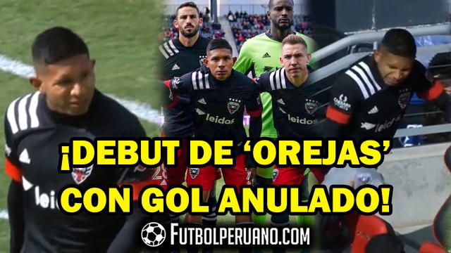EDISON FLORES: DEBUT Y GOL ANULADO CON DC UNITED (MLS) | DC UNITED 1-2 COLORADO RAPIDS