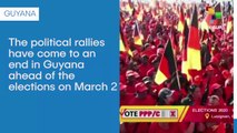 Closing Rallies Ahead Of Elections In Guyana