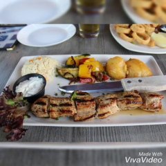 CHICKEN STEAK WITH SAUCES