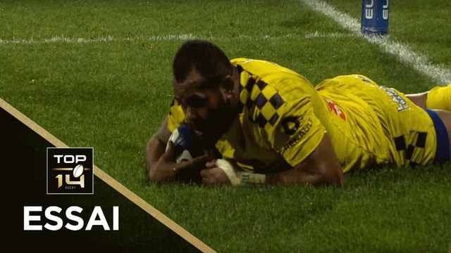 TOP 14 - Essai Peceli YATO 1 (ASM) - Agen - Clermont - J17 - Saison 2019/2020