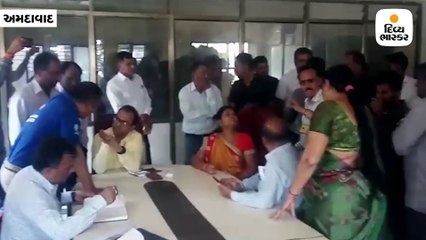 હાટકેશ્વરના ભઈપુરા વોર્ડની સબઝોનલ કચેરીમાં હોબાળો, પ્રાથમિક સુવિધાઓના અભાવે સ્થાનિકોનું વિરોધ પ્રદર્શન