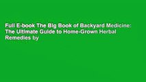 Full E-book The Big Book of Backyard Medicine: The Ultimate Guide to Home-Grown Herbal Remedies by
