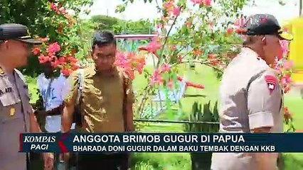 1 Brimob Gugur di Papua, Jenazah Dipulangkan