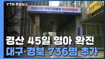 '전국 최연소' 45일 영아 확진...대구·경북 어제만 736명 추가 / YTN